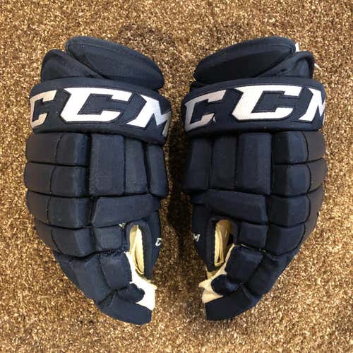 Colorado Avalanche Blue New Senior CCM HG97 Gloves 14" Pro Stock