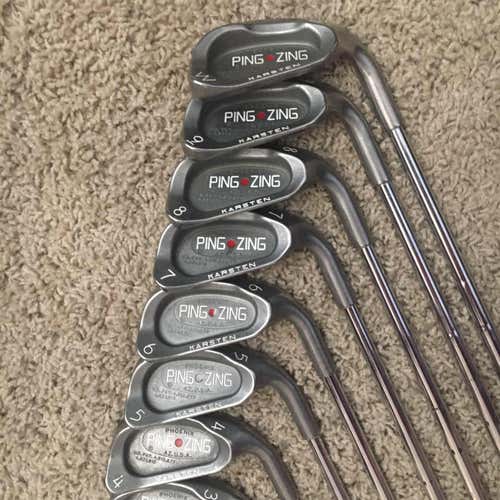 Men's Right Handed Zing Karsten Steel Shaft Iron Set