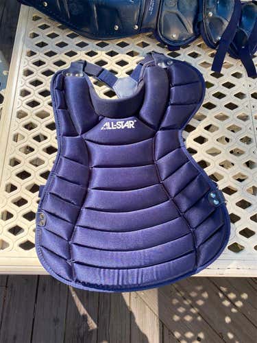 Blue Adult All Star Catcher's Chest Protector