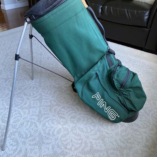 Ping Hoofer Green Used Ping Carry Bag
