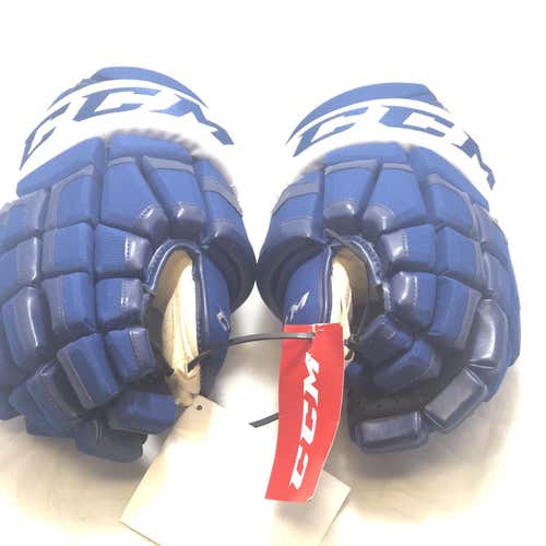 New Senior CCM HG50XP 14" Toronto Maple Leafs Pro Stock Gloves