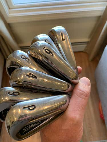 Used Titleist 716 AP2 RH S300 steel shafts (4-pw)