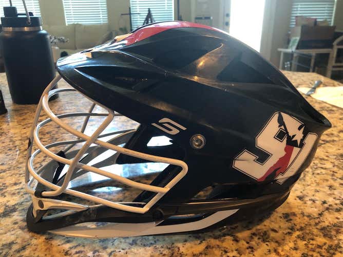 Blue Adult Player's Cascade S Helmet