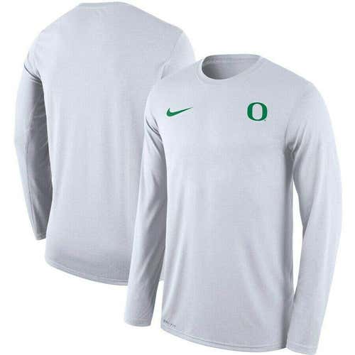 Nike Mens Oregon Ducks Dri-Fit Legend Long Sleeve Shirt T-shirt S/small New