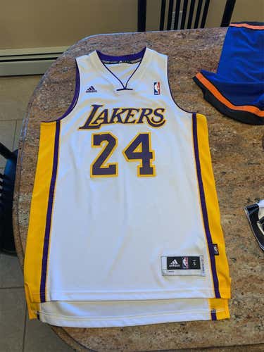 White Adult Small Adidas Jersey