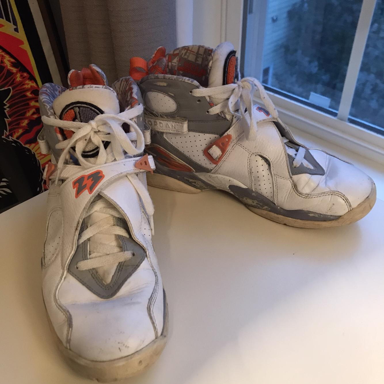 Air Jordan Retro 8 “Orange Blaze” Sz 9 