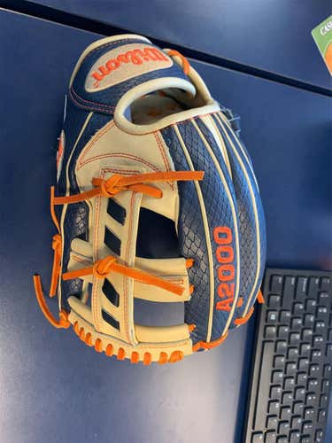 Blue High School/College Infield A2000 11.5" Baseball Glove