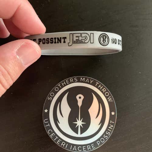 Sidewall Jedi Wristband & Sticker