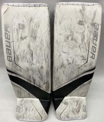 Bauer Supreme 2S Pro Goalie Leg Pads Large Pro Stock NCAA PC Used (7016)