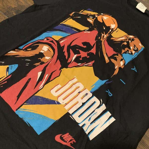 ファングッズ 90's Nike Michael Jordan Vintage Tee XL Nike Michael Jordan T Shirt Size XL White Jordan's Back