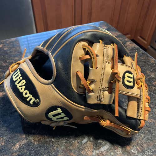 Black High School/College Infield A2K 11.25" Baseball Glove