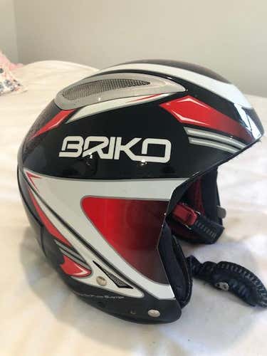 Black Used Kid's Medium Briko Helmet - 58 CM