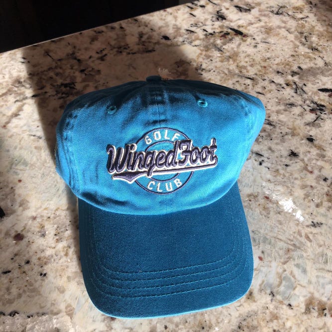 Winger Foot Golf Club Blue Hat
