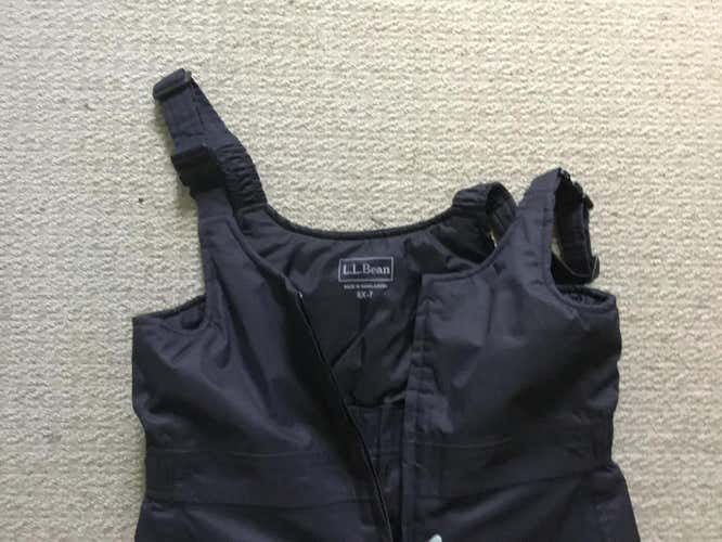 Used LL Bean Cold Buster Snow Bib, Little Kids size 6X-7, $15 or best offer