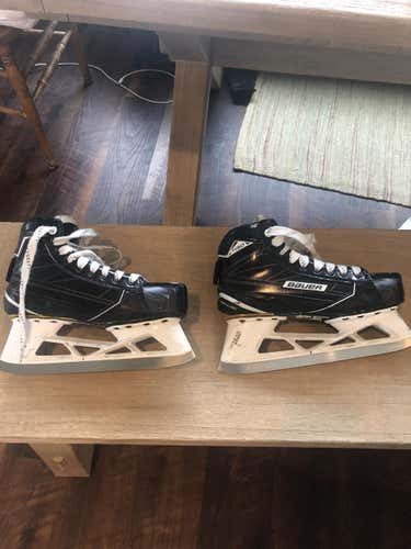 Bauer Supreme S190 Goalie Skates Size 6.5 EE *** WITH StepSteel ***