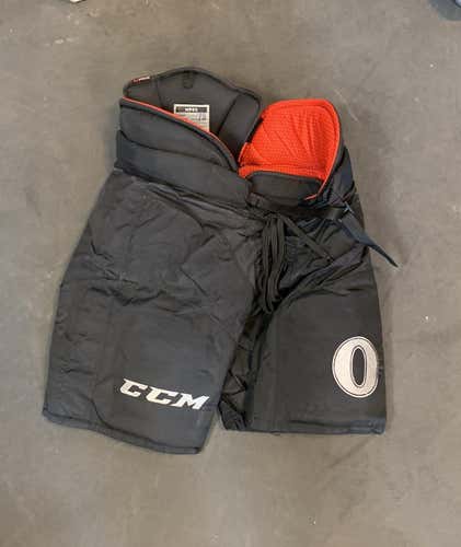 Black Senior Large CCM HP45 Pro Stock Hockey Pants