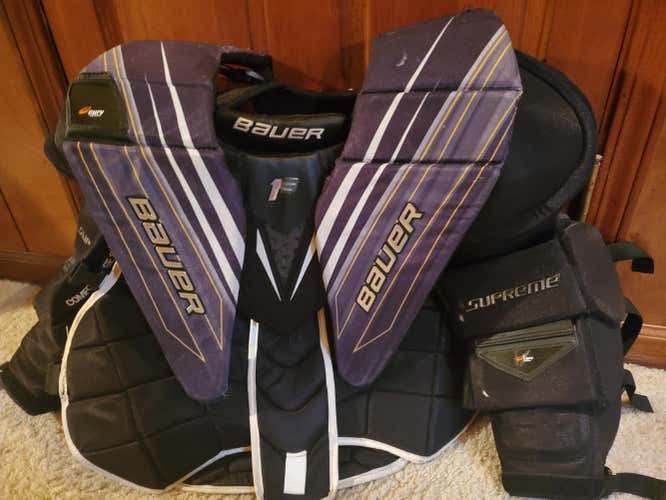Senior Used Large Bauer Supreme 1S Goalie Chest Protector