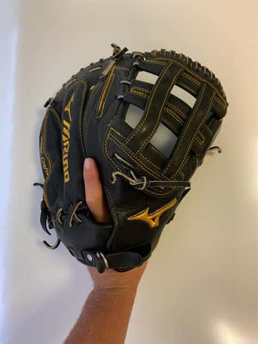 Black High School/College First Base Professional model 13" Baseball Glove