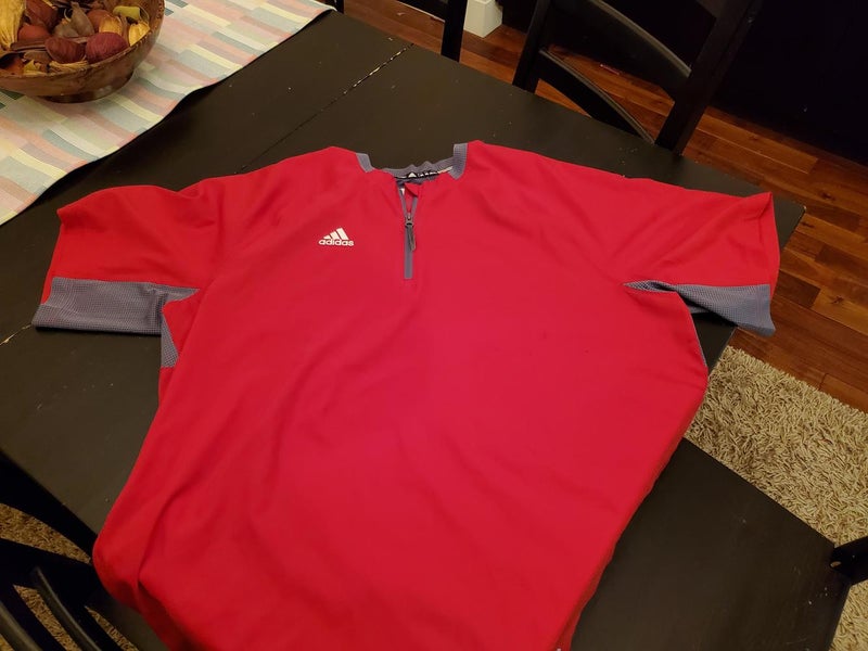 Red Used Unisex Adult XXL Adidas Jacket