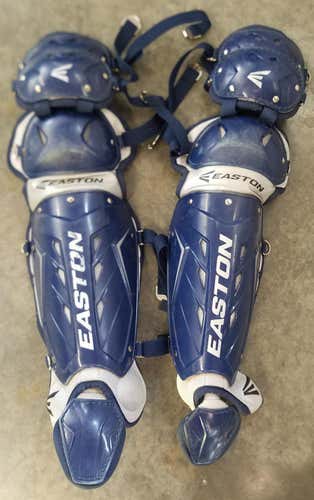 Blue Used Adult Easton Catcher's Leg Guard