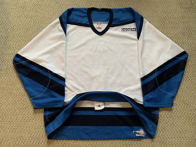 Men's Used Adult Size 54 CCM Jersey - CHL Made in Canada - Fight Strap Plus Assorted Numbers