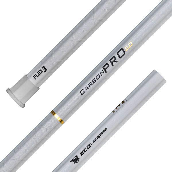 New ECD Lacrosse Carbon Pro 2.0 Shaft 60" Lax Lacrosse WHITE Defense LSM Defensive Shaft