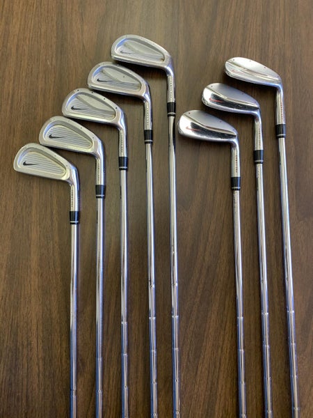 Used Men's Nike Right Handed Iron Set Stiff Flex Steel Shaft