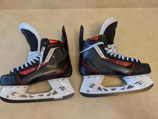 Rare! (McDavid Model) Mint Senior CCM JetSpeed Hockey Skates 7.5 D Pro Stock