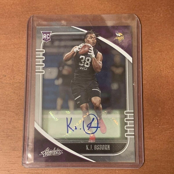 KJ Osborn Baltimore Ravens Panini Absolute Football Rookie autograph Lot