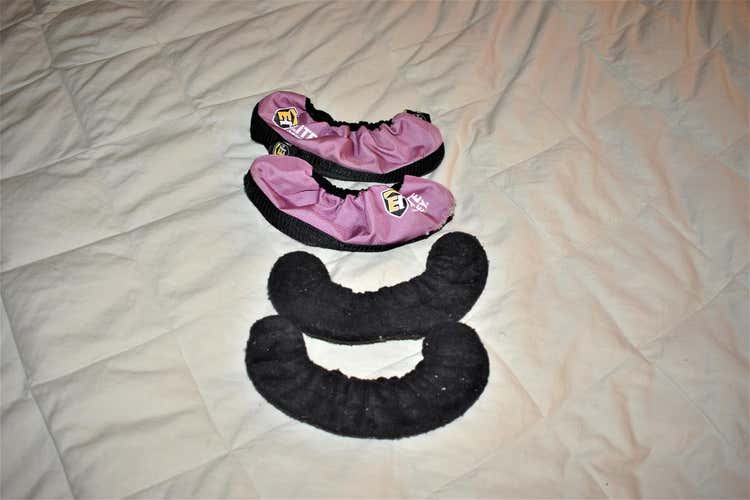 Skate guards, 2 Pair - Pink / Black