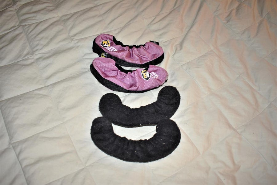 Skate guards, 2 Pair - Pink / Black