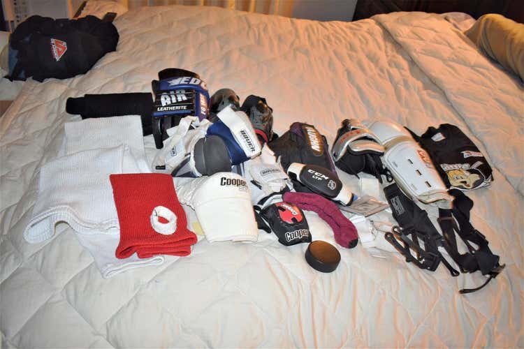 Misc Hockey Item Lot - 10 lbs of various items