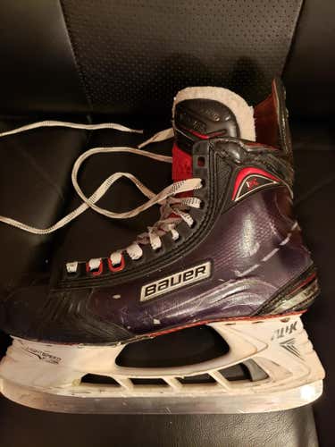 Senior Bauer Vapor 1X 2.0 Hockey Skates Size 8 D w/STEP blades plus FREE pair of LS4 blades