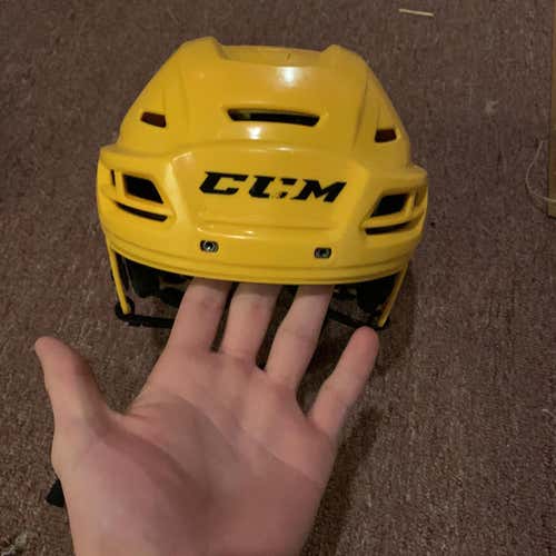 Yellow Used  CCM Tacks 310 Helmet