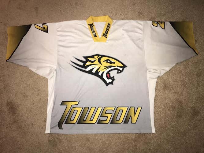 Towson University Tigers Senior Goalie Cut Game Jersey (XXXL)
