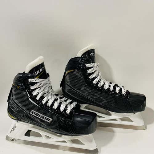 Junior Bauer Supreme S27 Regular Width Size 1 Hockey Goalie Skates
