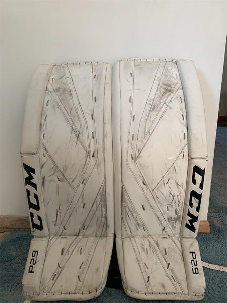 White Senior 33" CCM CCM Premier P2.9 Goalie Leg Pads