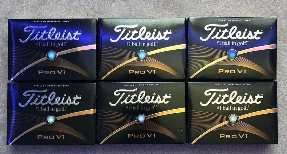 White New Titleist Pro V1 12 Pack (1 Dozen) Balls
