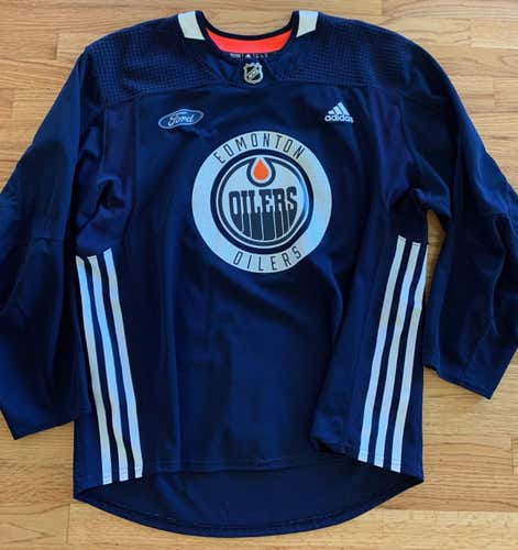 Edmonton Oilers - Size 58 Adidas Jersey Pro Stock