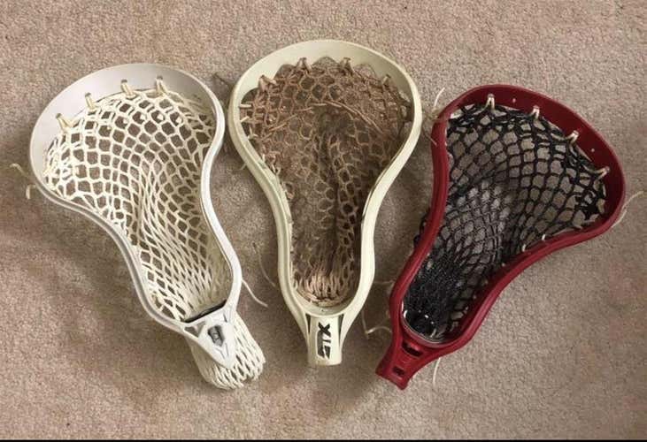 3 Lacrosse Heads Bundle