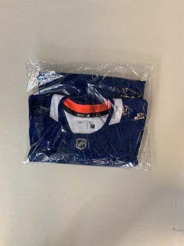 Blue Adult Size 58 Adidas Pro Stock Jersey