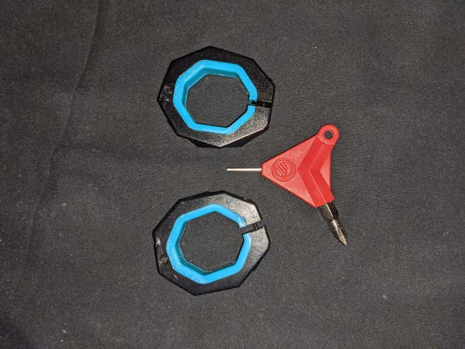 Used Maverik Adjustable Butt End (ABE) Black 2 Pack