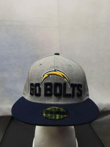 NWS Los Angeles Chargers New Era 59fifty 2018 Draft Hat NFL 7 1/8