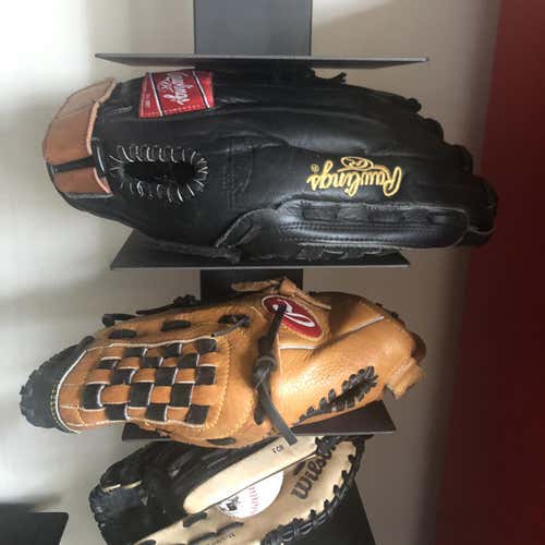 Collection Of Dad’s (3) And Kid’s (3) Mitts