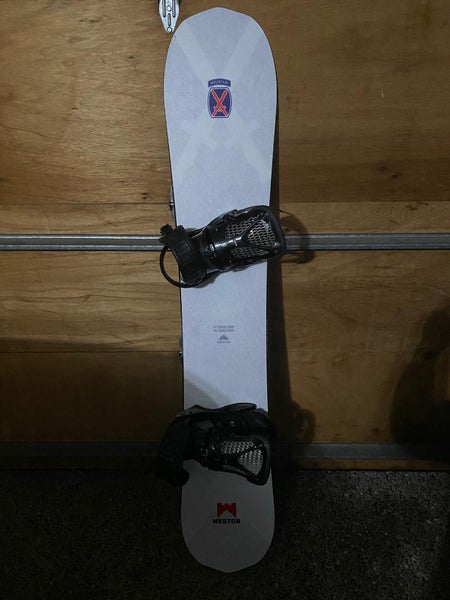 Used Men's Weston Tenth Mountain Snowboard, All Mountain Without Bindings Stiff Flex Directional