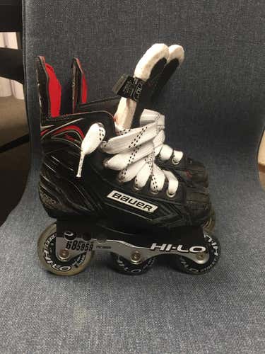 Used Youth Bauer Inline XR300 Skates Regular Width Size 10
