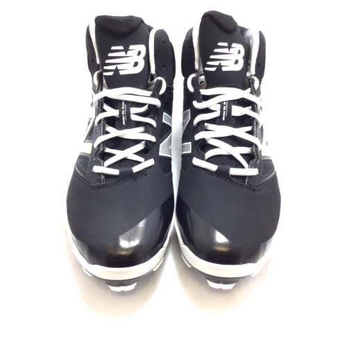Black New Adult Size 10 (Women's 11) Molded Cleats New Balance