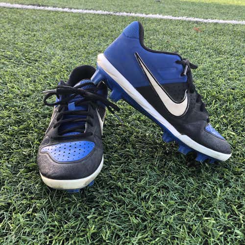 Blue Kid's Molded Cleats Low Cut
