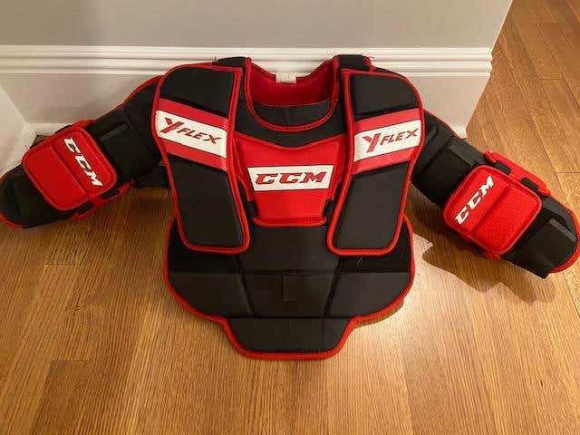 Used Youth Goalie Flex Shield Chest and Arm Protector