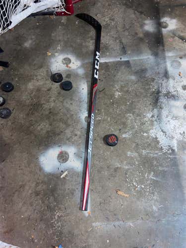 Used Right Handed JetSpeed FT2 Team Toe Pattern Pro Stock Hockey Stick